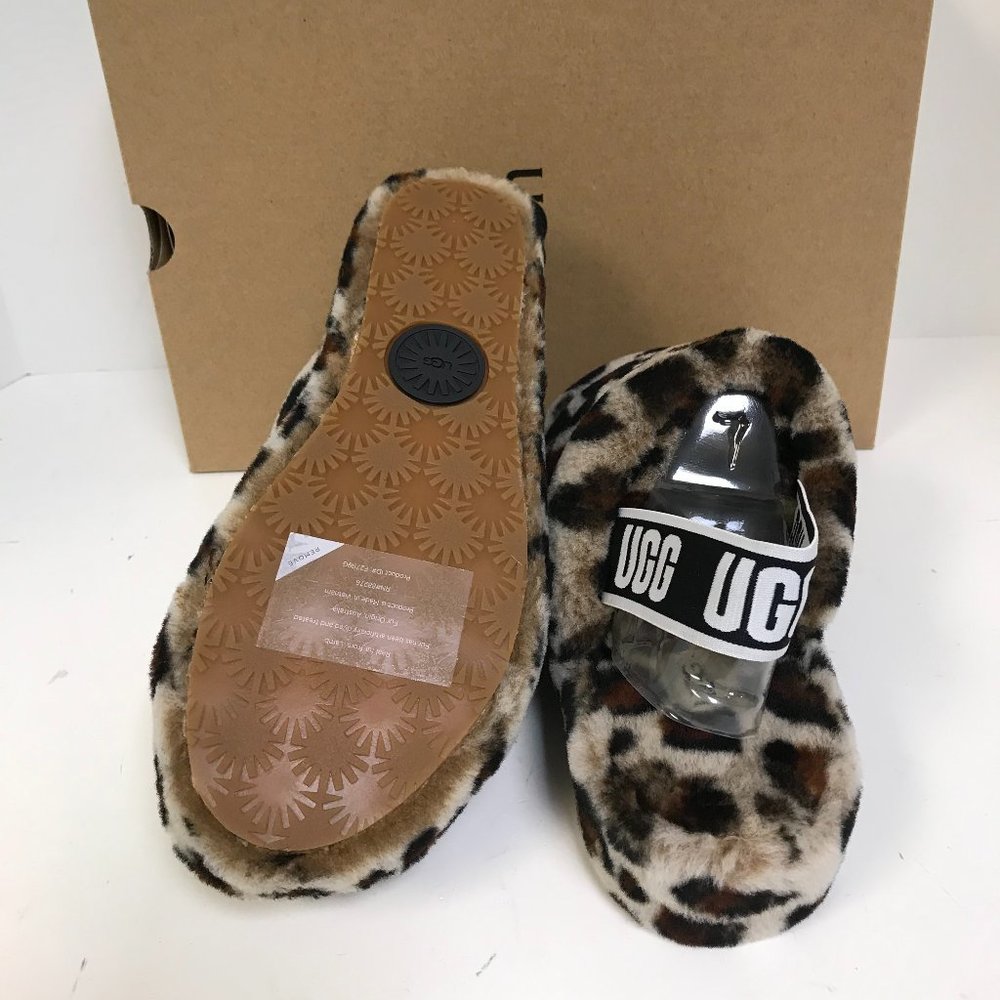 UGG Fluff Yeah Slide Zebra Slipper - Picture 6 of 6